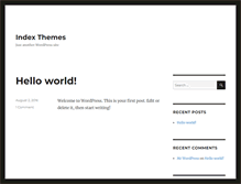 Tablet Screenshot of indexthemes.com